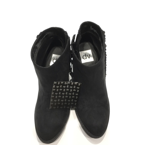 DV by Dolce Vita Jazmin Black Ankle Boots - Picture 3 of 5
